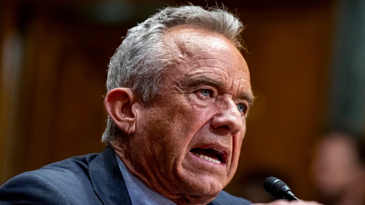 RFK Jr reveals vaccine plan after first state bans school mandates