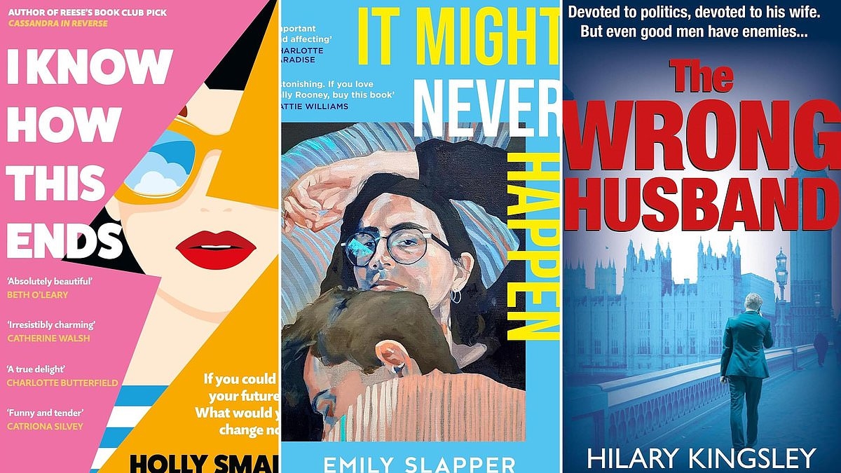 Contemporary books for September: I KNOW HOW THIS ENDS by Holly Smale, IT MIGHT NEVER HAPPEN by Emily Slapper, THE WRONG HUSBAND by Hilary Kingsley