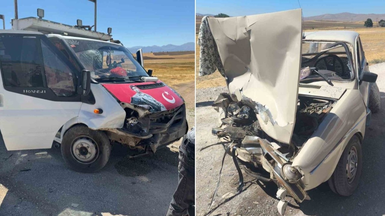 Choque entre coche y camión: dos heridos