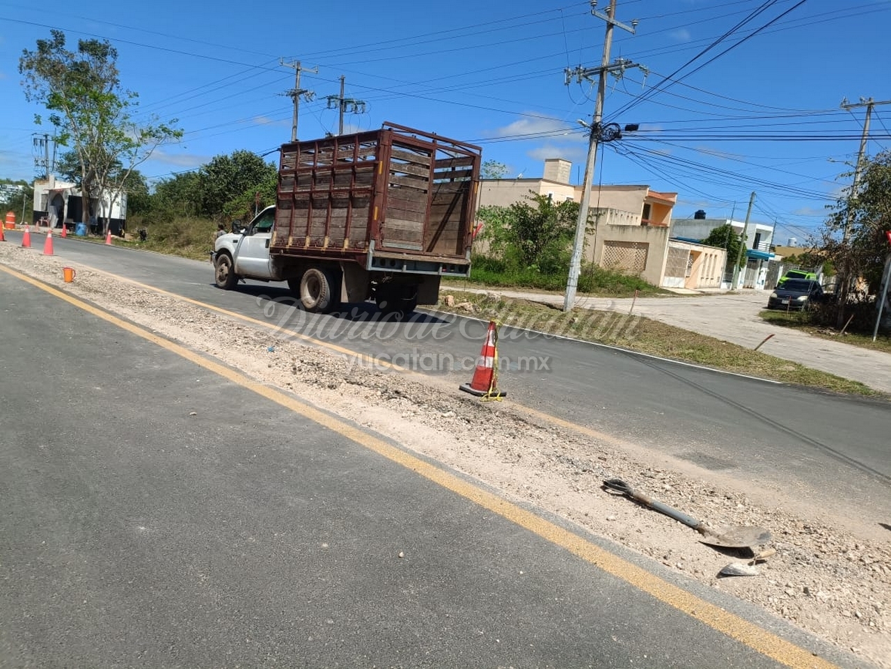 Nova avenida em Tizimín gera reclamações por falta de acessibilidade ao loteamento