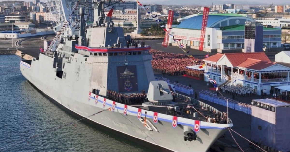 Three North Korean officials arrested after Kim Jong-Un's new warship sinks at launch