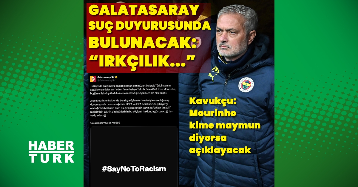 Plainte pénale de Galatasaray contre Mourinho : racisme