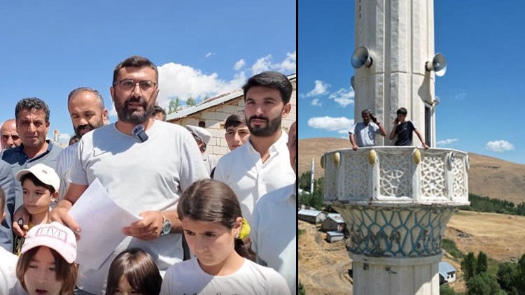 They have no other choice! He who grabs his phone climbs up the mosque's minaret