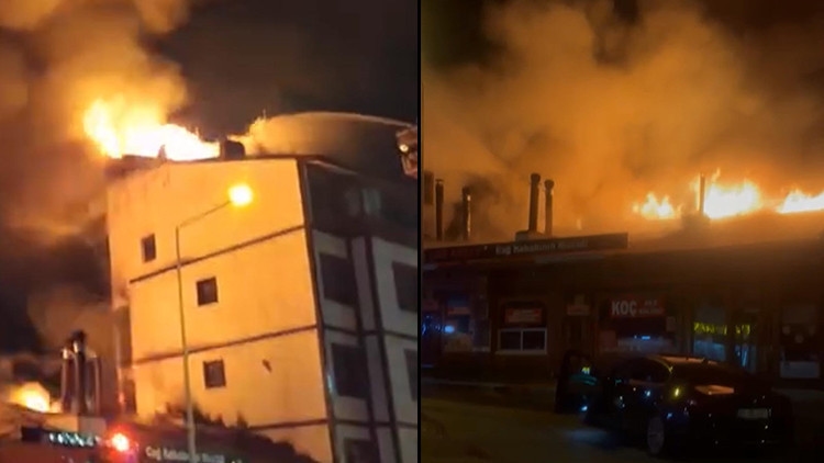 Un incendio scoppiato in un ristorante di Erzurum si è propagato alle case e a un hotel... Il governatore Çiftçi: È tutto sotto controllo