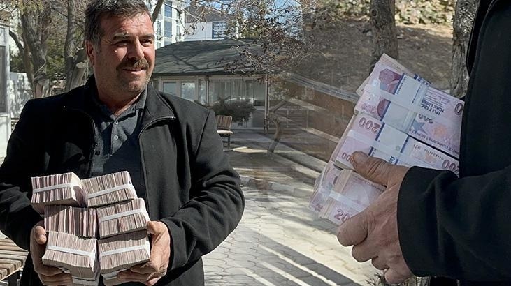 The farmer from Aksaray returned the armful of money without thinking!