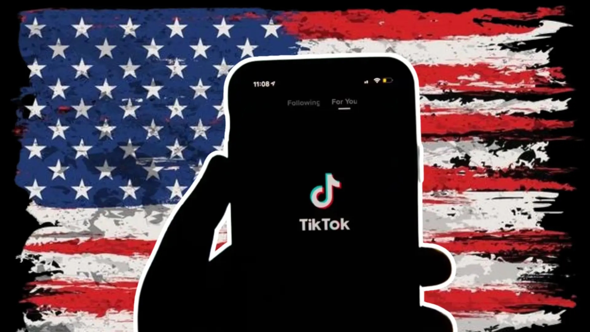 The White House joins TikTok, despite the app's possible ban in the United States.