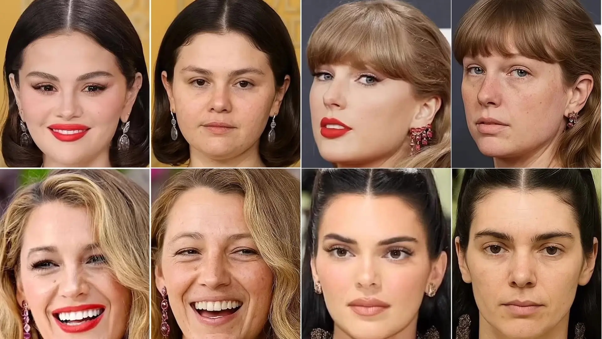 La vidéo choquante réalisée par l'IA qui montre à quoi ressembleraient les célébrités sans maquillage ni retouches cosmétiques