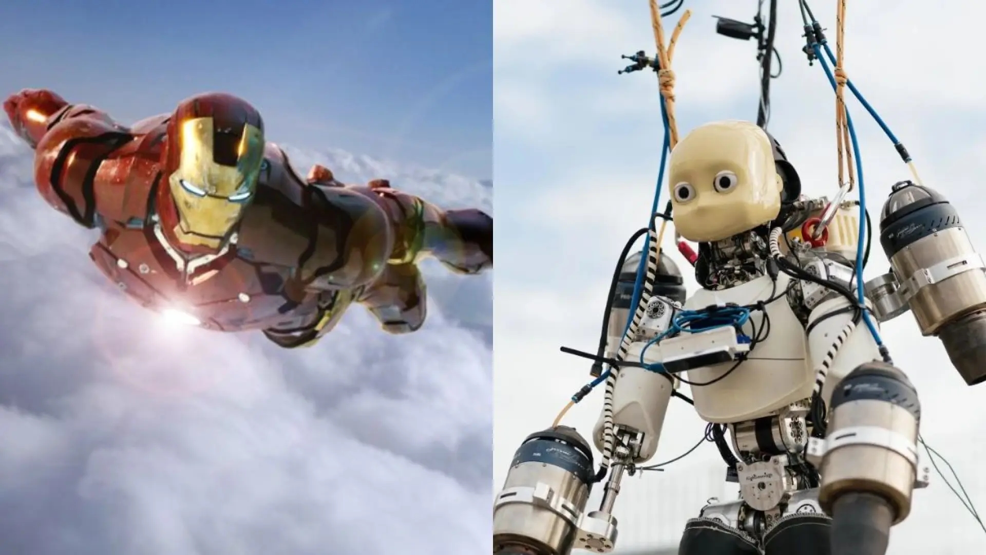 Iron Man komt tot leven: een door een jetpack aangedreven humanoïde robot vliegt voor het eerst