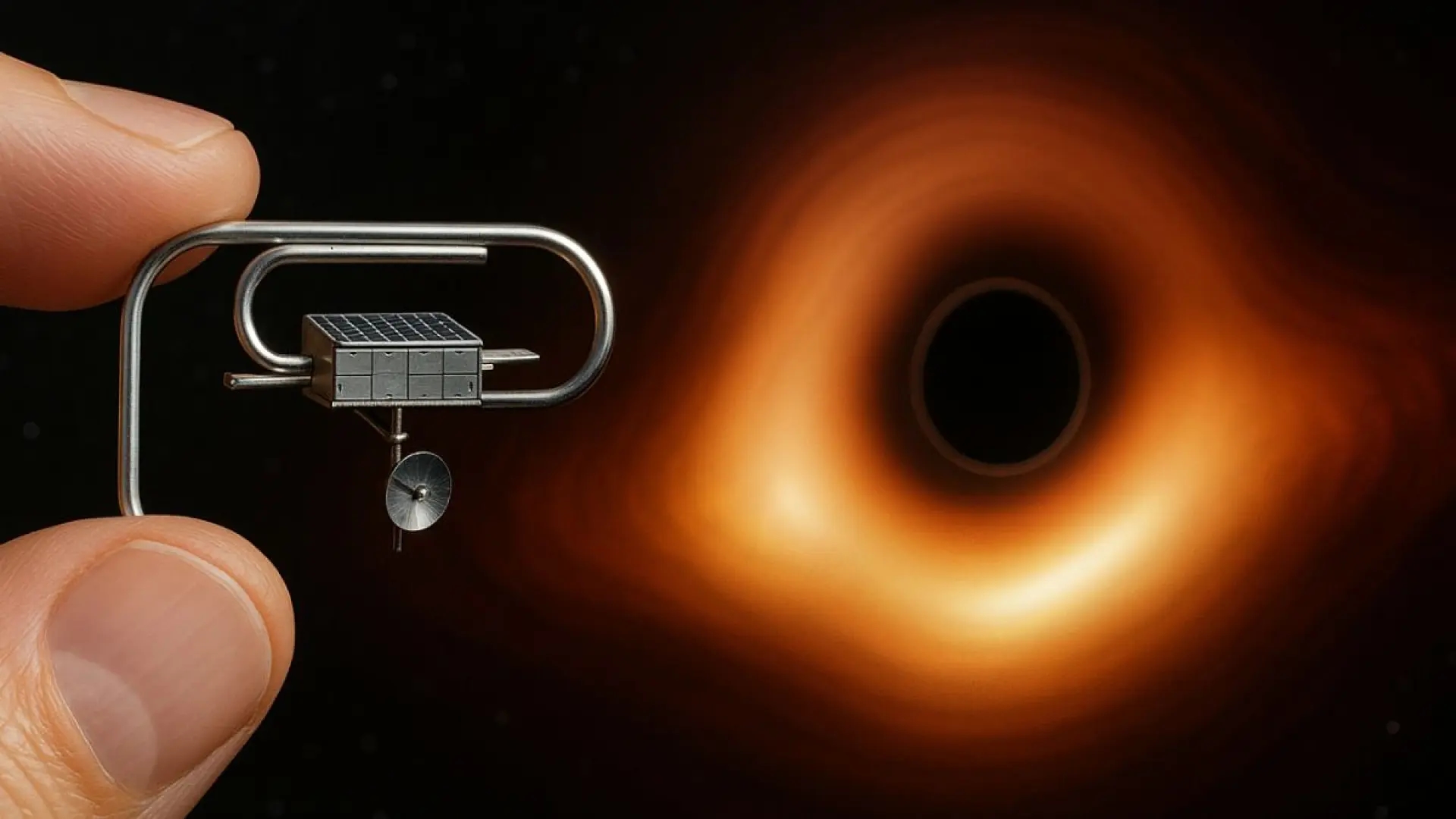 An astrophysicist's crazy idea: creating a tiny spacecraft to study black holes