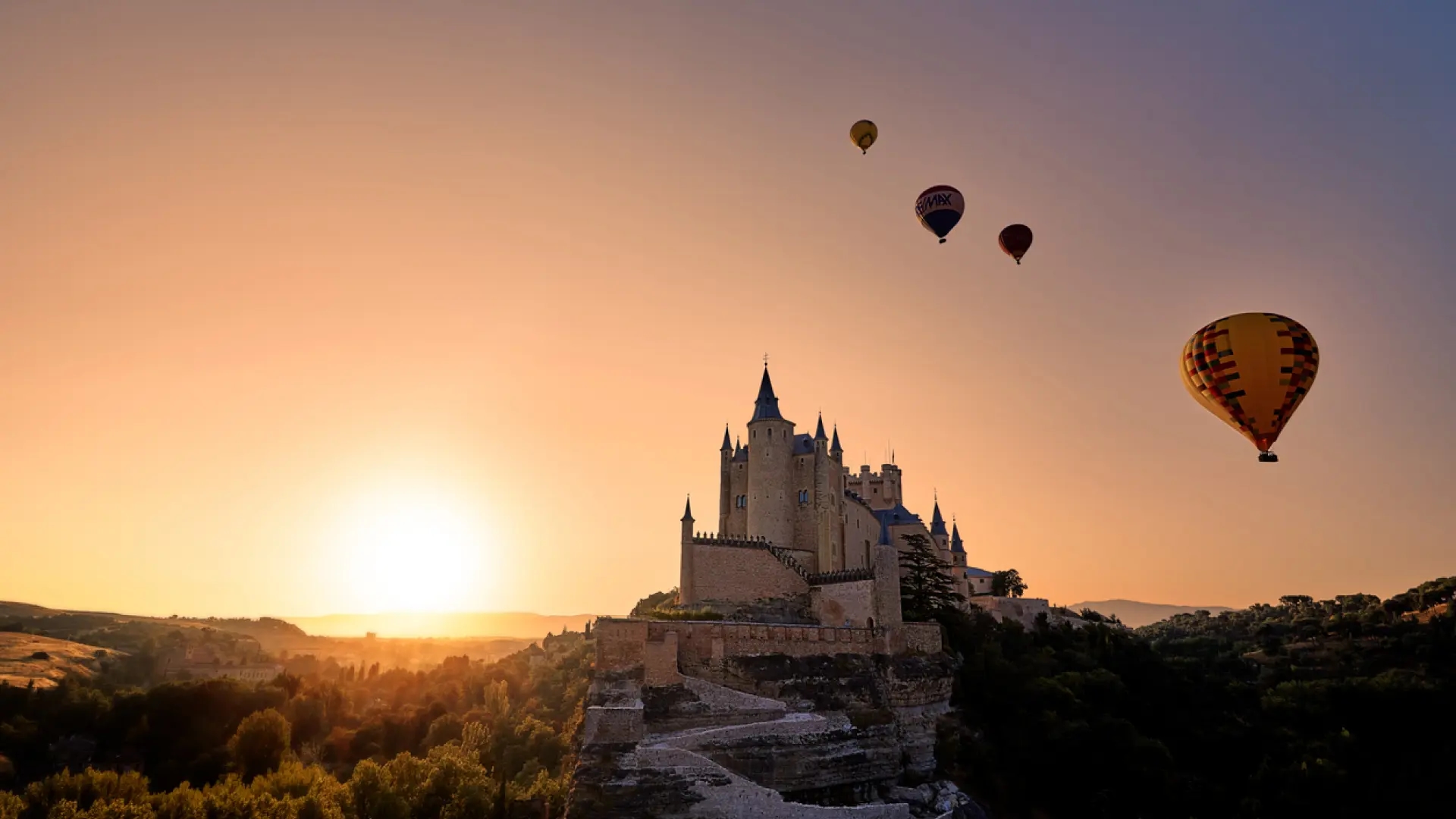 Dove fare un giro in mongolfiera in Spagna? Le migliori destinazioni da vedere dall'alto.