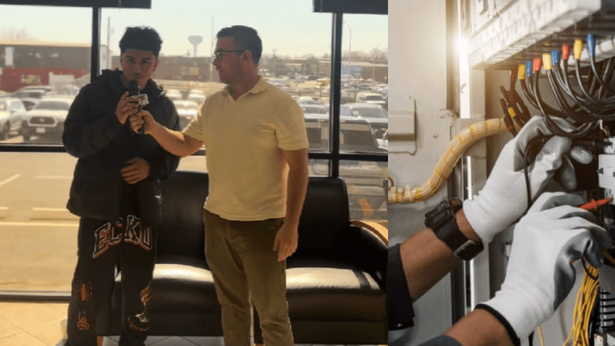 Latino migrant reveals how he earns 150,000 pesos per hour as an electrician in the United States.