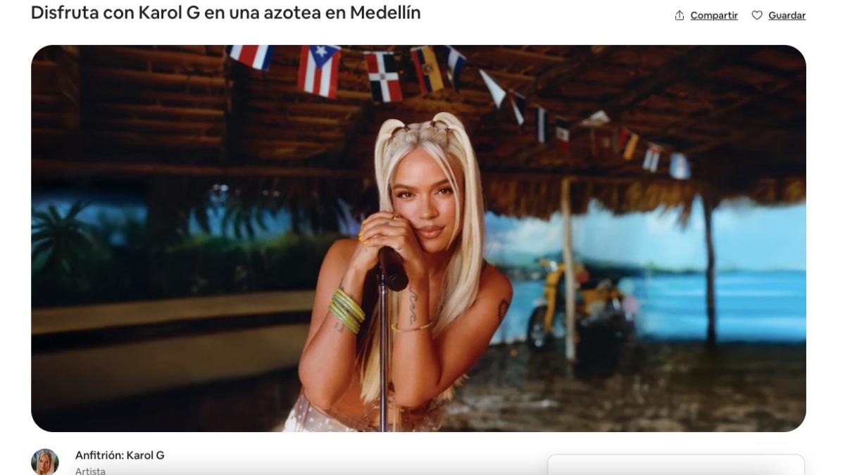 Eine Nacht in Medellín mit Karol G: Airbnbs neue Erfahrung in seinen App-Updates