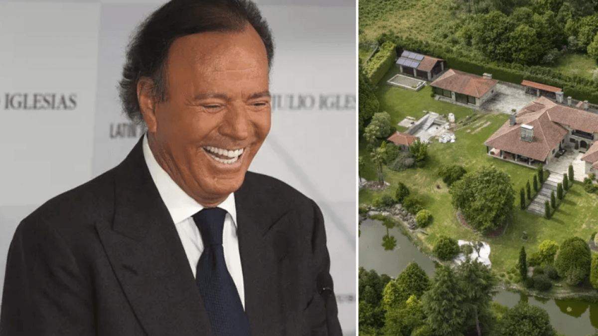 A mansão com lago e piscina que Julio Iglesias comprou em uma pequena cidade no norte da Espanha: tem elevador e espaço para 20 carros