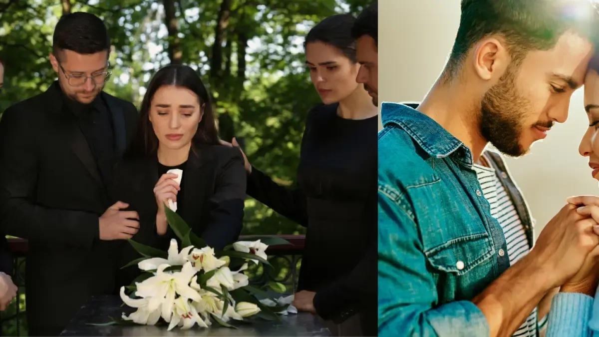 Mulher descobre que o marido tinha outra família no funeral