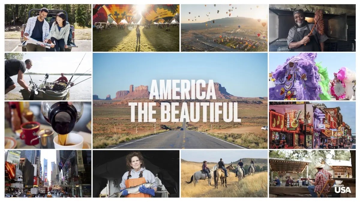 Brand USA presents 'America the Beautiful,' its new global tourism promotion campaign.