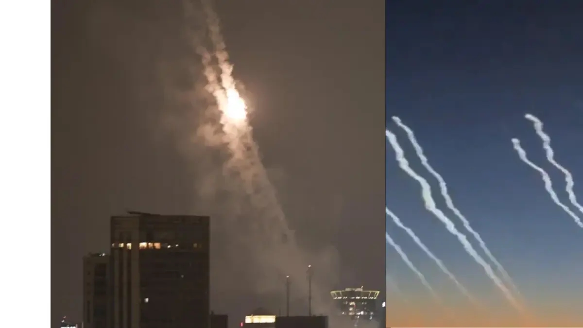 Vidéo | Les enregistrements des passagers de l'avion montrent le moment choquant où l'Iran lance une vague de missiles sur Israël
