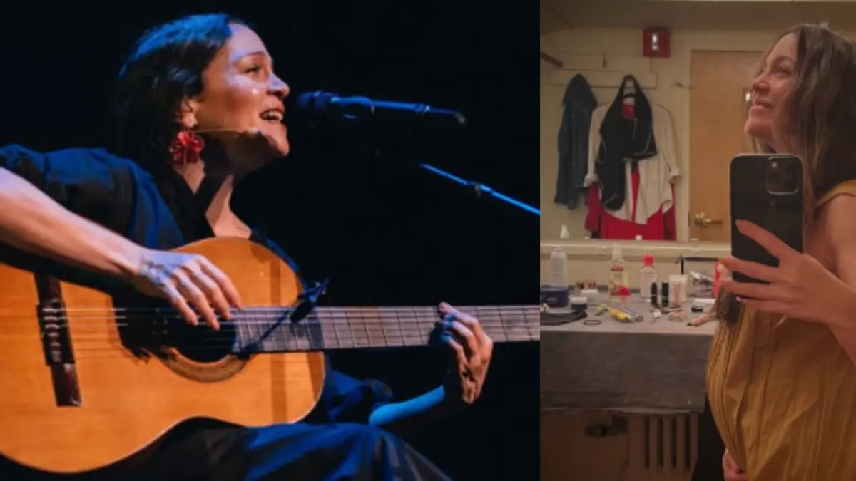 Natalia Lafourcade confirms her pregnancy at 41: 'There's a beautiful being inside my body.'
