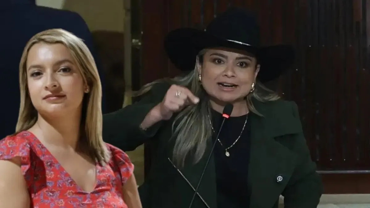 "Aquele com o chapéu?": comentário de Andrea Petro a Lina María Garrido após uma briga com Benedetti sobre comentários duros sobre o presidente.