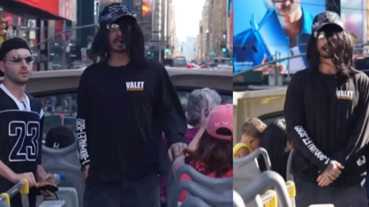 J Balvin si è vestito da artista di strada a New York per promuovere il suo nuovo album, 'Mixteip'.