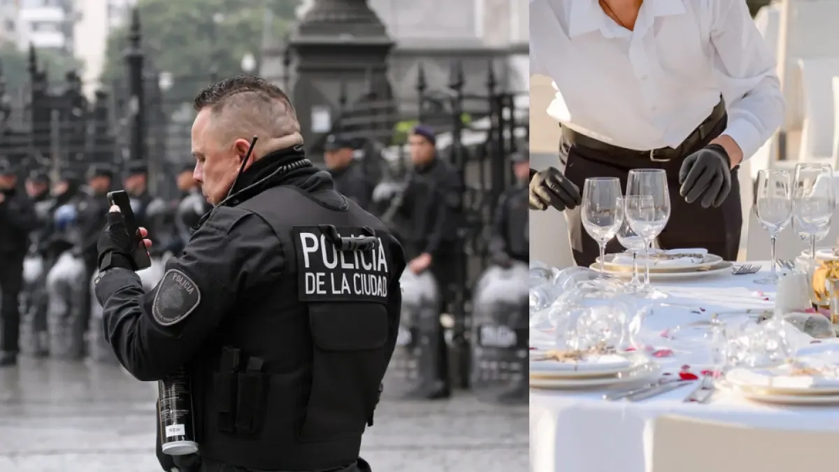 La polizia argentina ha liberato quattro prigionieri dalle loro celle per farli lavorare come camerieri al loro matrimonio.