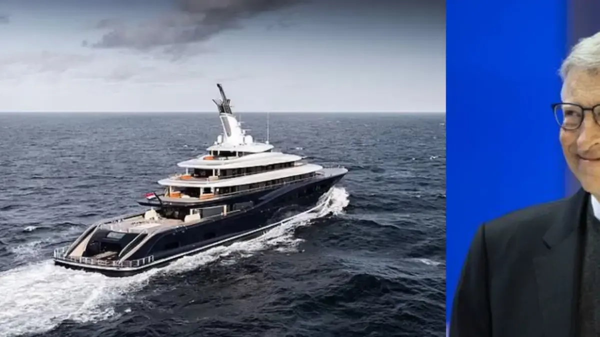 Bill Gates bietet seine wasserstoffbetriebene Superyacht für 645 Millionen Dollar zum Verkauf an: Sie verfügt über eine Landebahn und einen Basketballplatz.