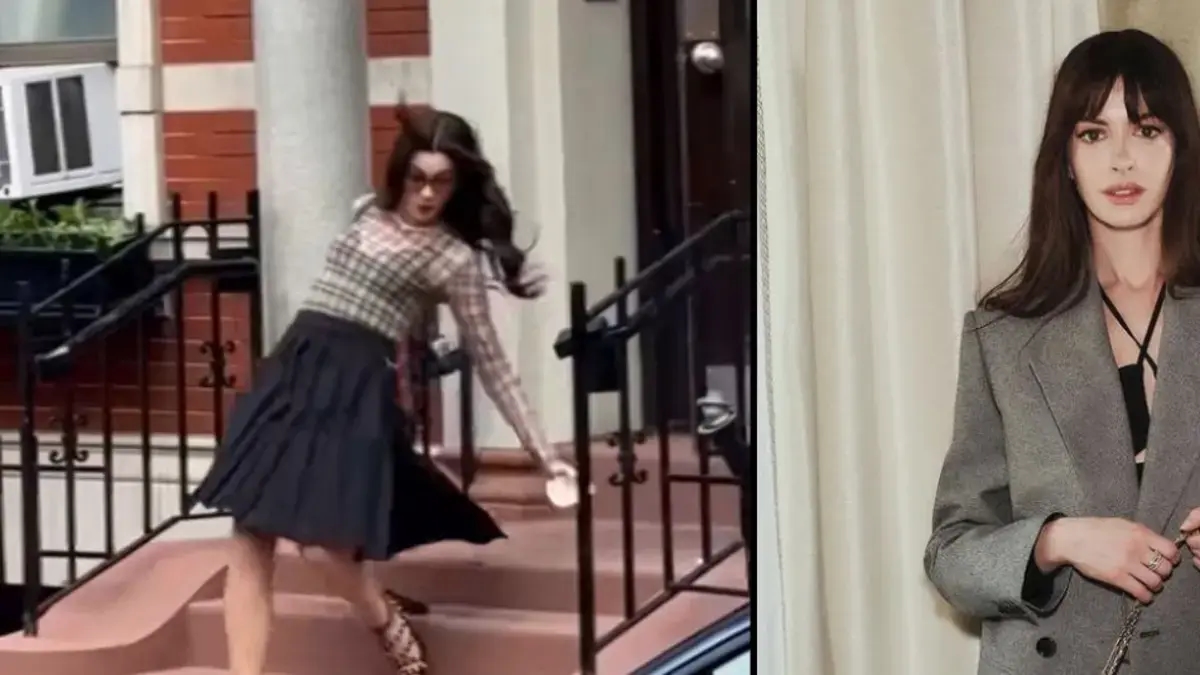 Anne Hathaway kreeg een ongeluk tijdens de opnames van 'The Devil Wears Prada 2'