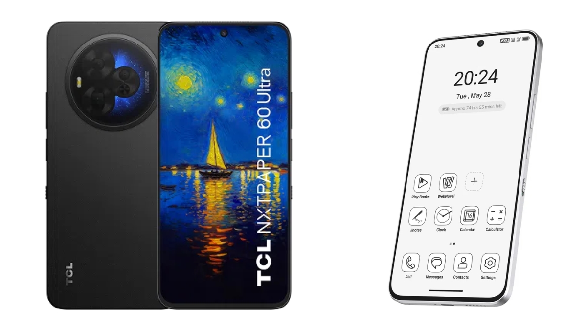 A TCL lança o Nxtpaper 60 Ultra: um telefone com luz natural e tela sem cintilação para reduzir a fadiga ocular.