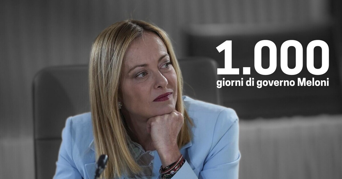 I mille giorni di Meloni