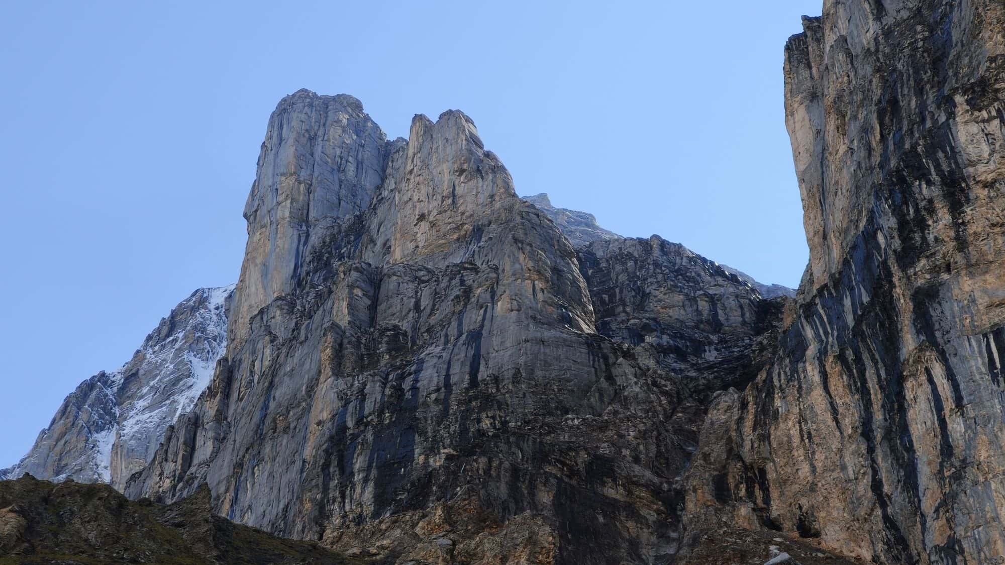 Eiger Kuzey Yüzü hissi: Rotstock via ferrata via Eiger Trail
