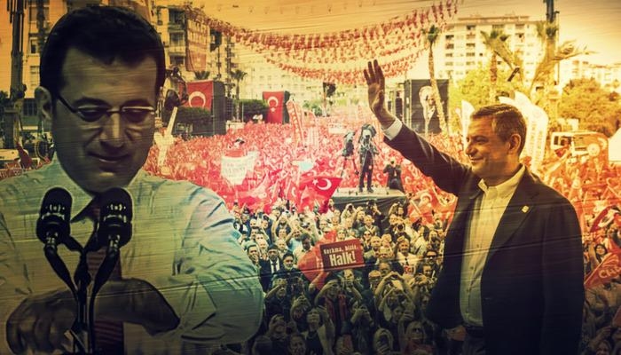 Er wurde mit Ekrem İmamoğlu identifiziert... Özgür Özels Reaktion auf die Slogans „Zieh deine Jacke aus, krempel die Ärmel hoch“ bei der Kundgebung in Konya erregte Aufmerksamkeit