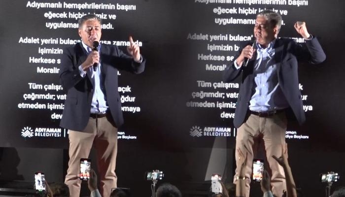 El vicepresidente del Grupo CHP, Emir, se cayó al bajar del escenario. Fue trasladado al hospital.