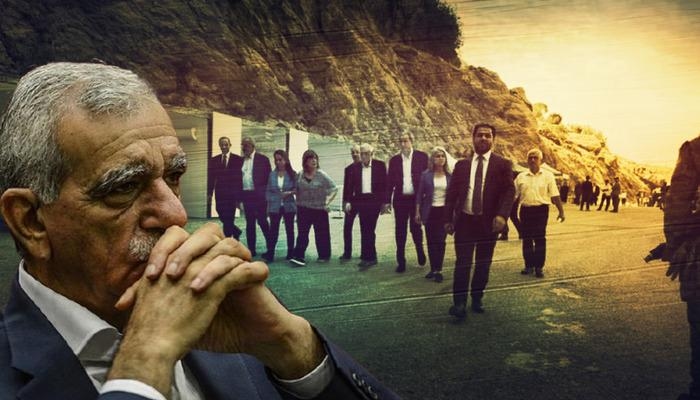 'Ahmet Türk' detail at PKK's gun-firing ceremony! For the first time in 8 years...