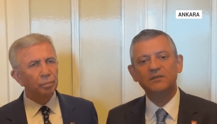 Breaking News | Surprise summit in Parliament! Mansur Yavaş meets with Özgür Özel
