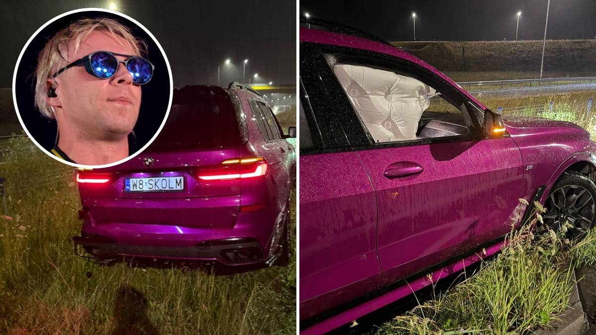 Skolim was in a car accident. The disco polo musician was taken to the hospital.