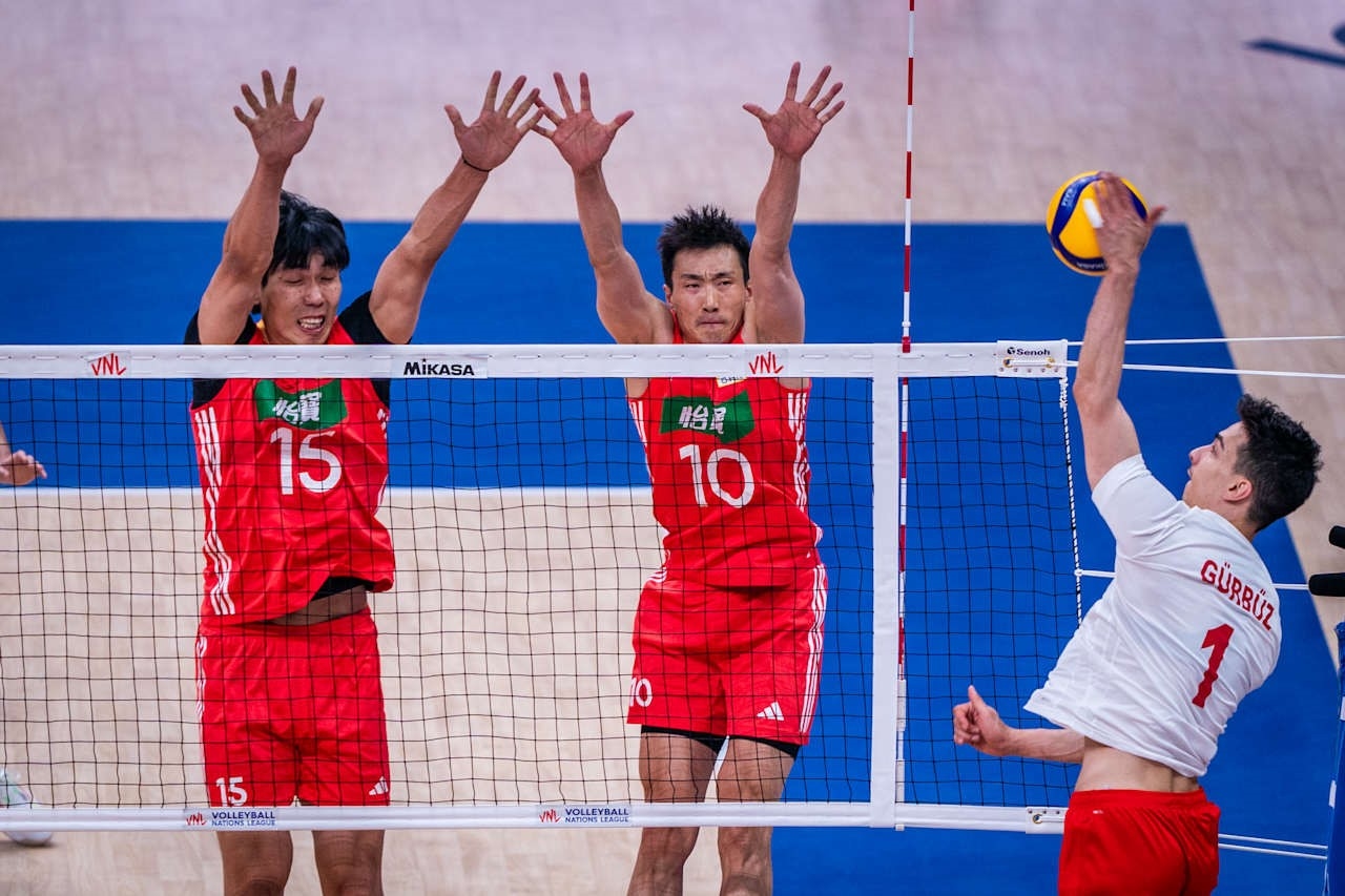 A Milli Erkek Voleybol Takımı, Milletler Ligi'ndeki ilk galibiyetini aldı