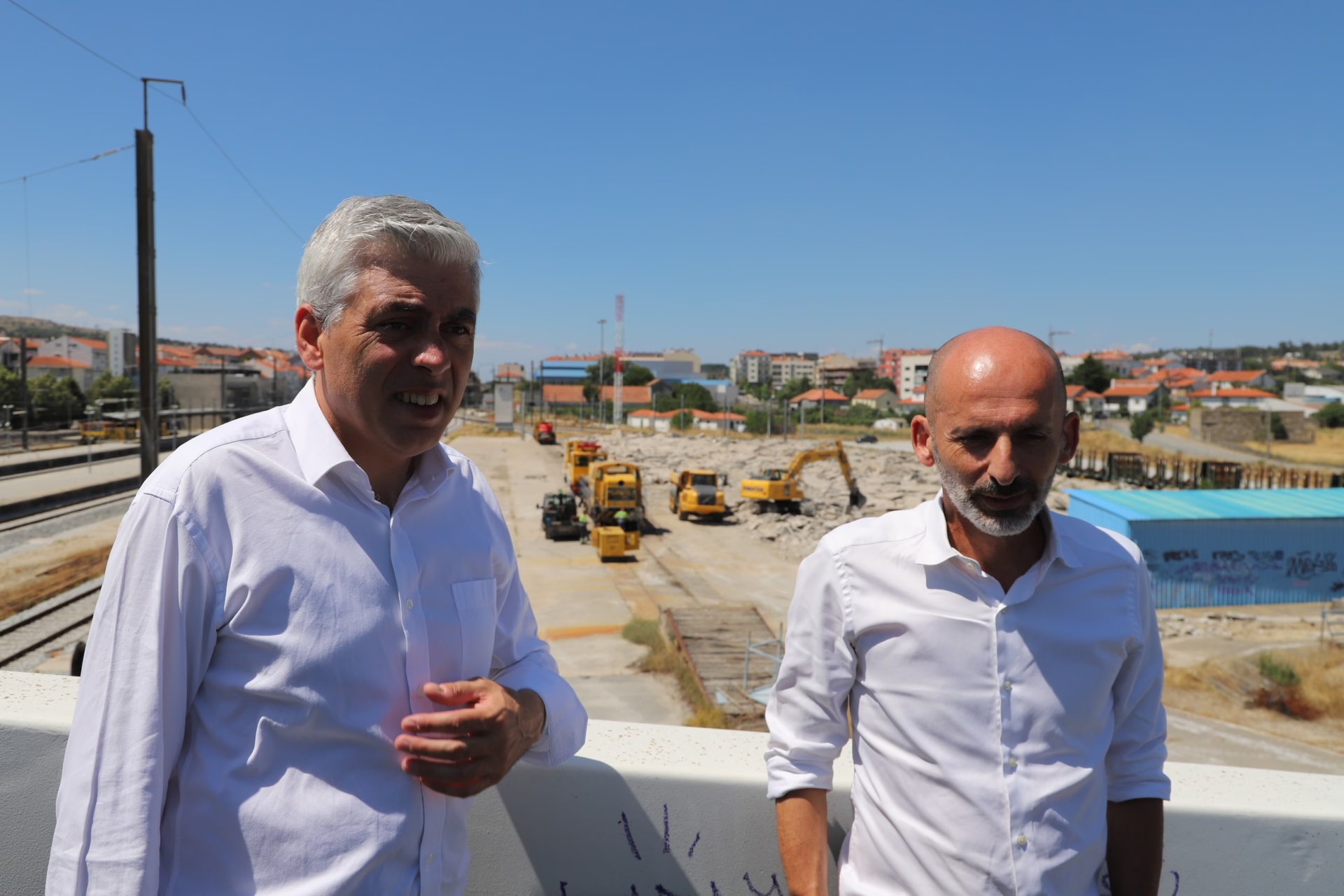 Construction work has begun on the Guarda Dry Port