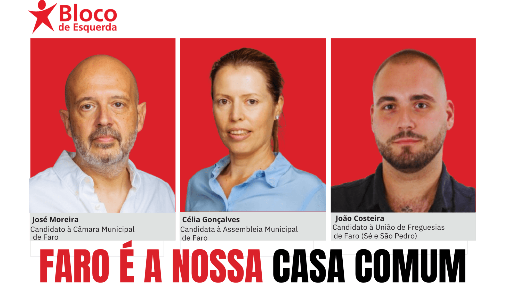 José Moreira es el candidato del BE al Ayuntamiento de Faro