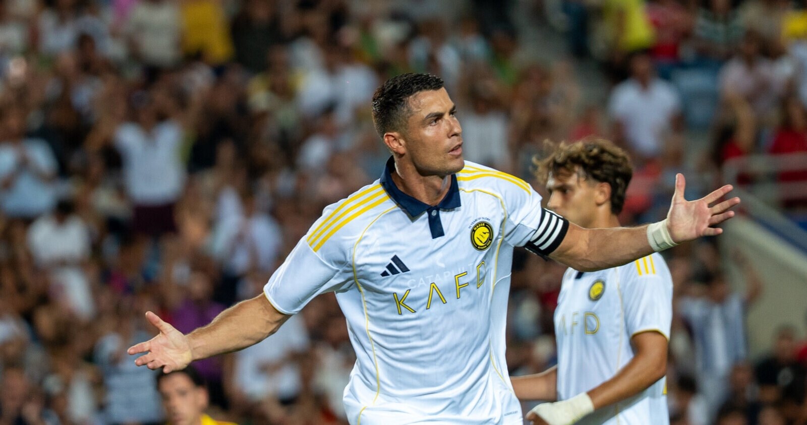CR7 segna una tripletta mentre l'Al Nassr batte il Rio Ave allo stadio Algarve
