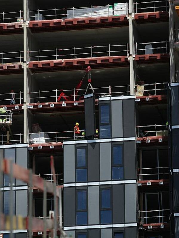 Im April 2025 ist in Deutschland der Bau von 18.500 Wohnungen genehmigt worden.