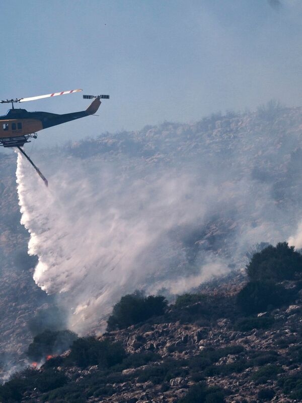 After several days of fighting the flames, most of the fires in Greece were completely extinguished.