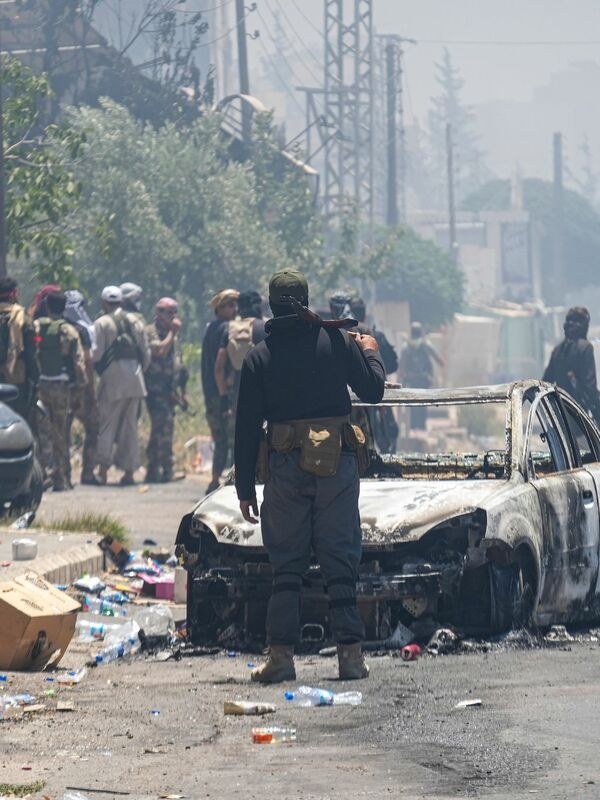 According to activists, hundreds of people died in the days of unrest in southern Syria.