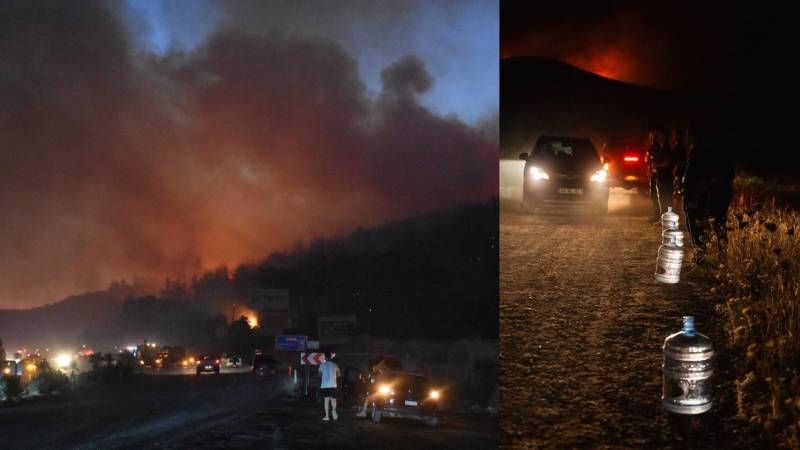 L'attrice Elçin Sangu chiede aiuto per gli incendi: la popolazione di Smirne è minacciata, aspettiamo disperatamente di essere bruciati, fate qualcosa ora!