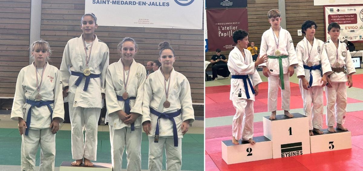 Drie regionale podia voor de junioren
van de Dordogne Périgord Judo Alliantie