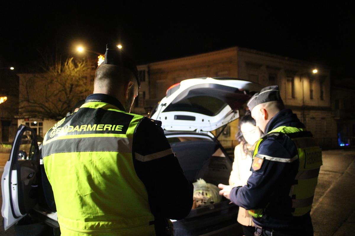 101 vehículos revisados en Agenais, donde un hombre se hirió con arma de fuego en Astaffort