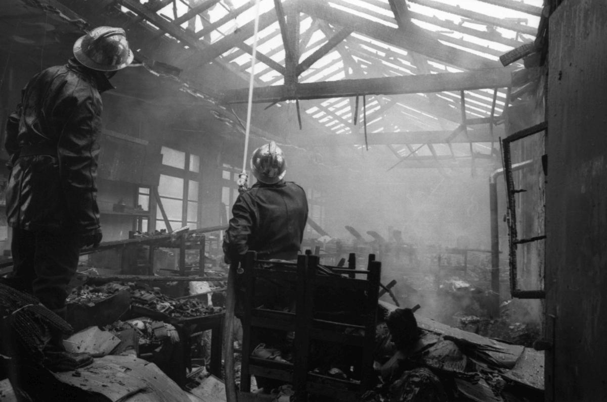 Incêndio em Talence, perto de Bordéus, em 1971: “Os trabalhadores tinham acabado de sair”