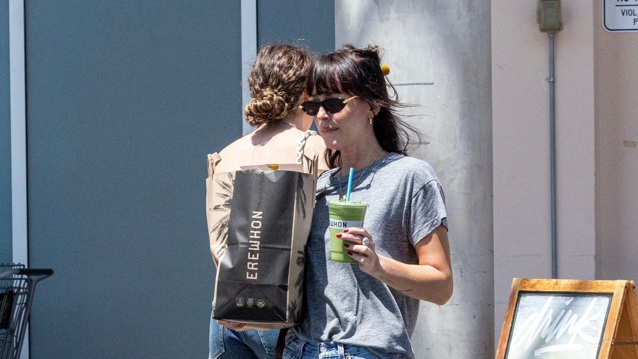 Dakota Johnson is already wearing her favorite shoes for fall