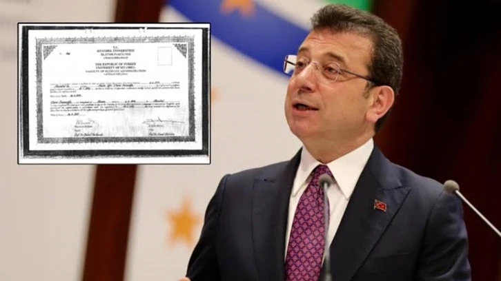 İmamoğlus Diplom wurde aus der Datenbank der Universität Istanbul gelöscht
