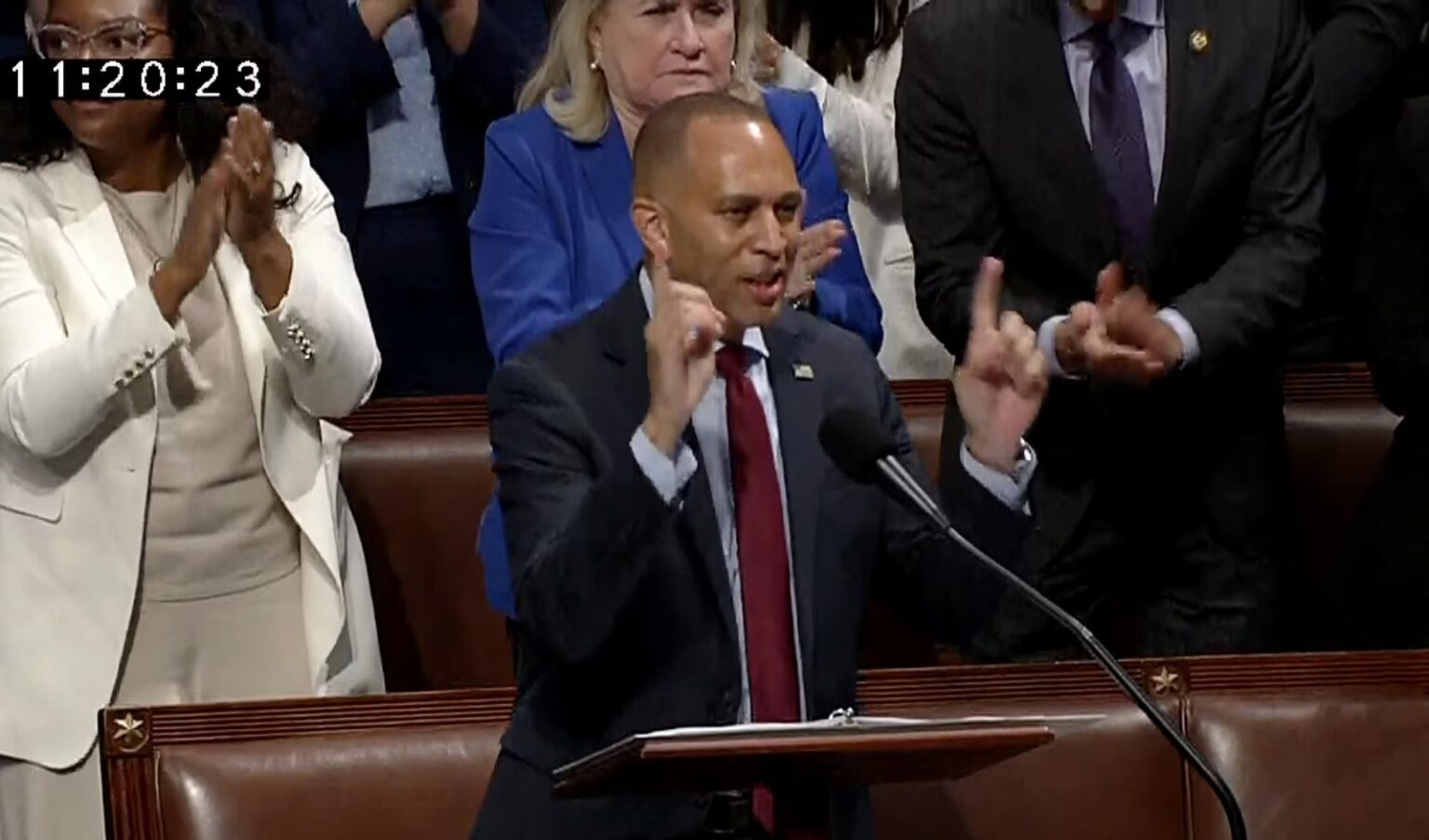 Hakeem Jeffries' record-breaking eight-hour speech fails to block Trump's legislation