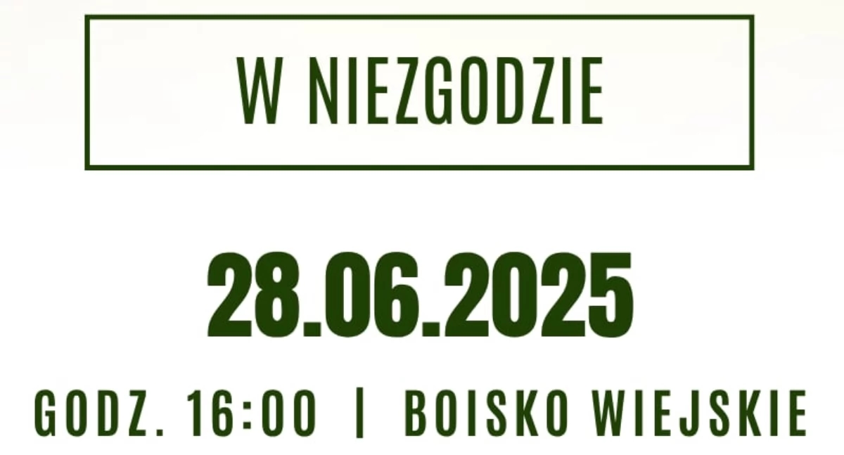 Football tournament in Niezgoda
