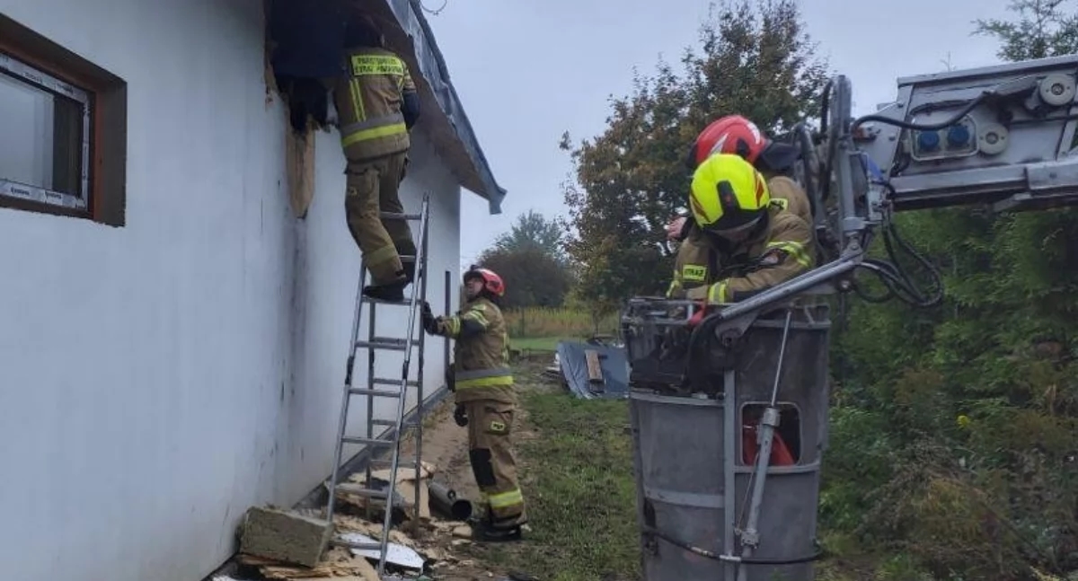 Incendie dans le hall de production de Zajączkowo : l'intervention des pompiers a duré plus de 2 heures
